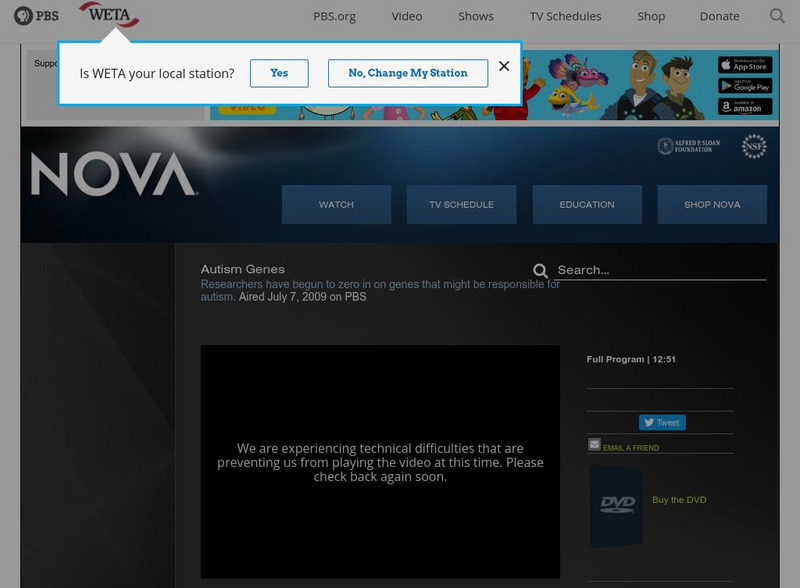 Pbs: Nova Science Now: Autism Genes Instructional Video Pbs: Nova Science Now: Autism Genes Instructional Video