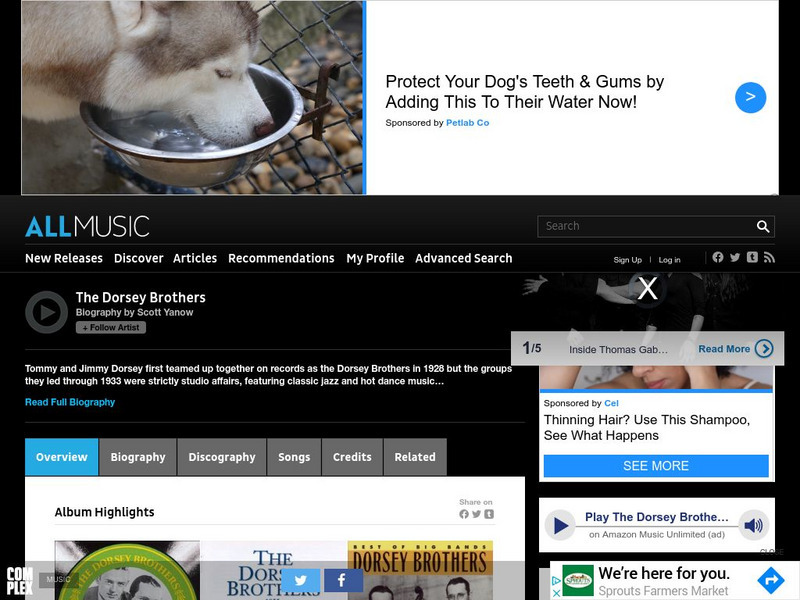 Amg All Music Guide: The Dorsey Brothers Website Amg All Music Guide: The Dorsey Brothers Website