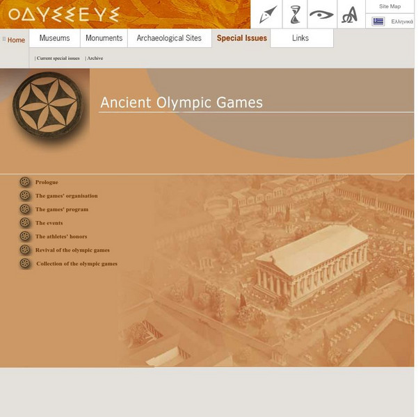 Hellenic Ministry of Culture: The Ancient Olympic Games Website Hellenic Ministry of Culture: The Ancient Olympic Games Website