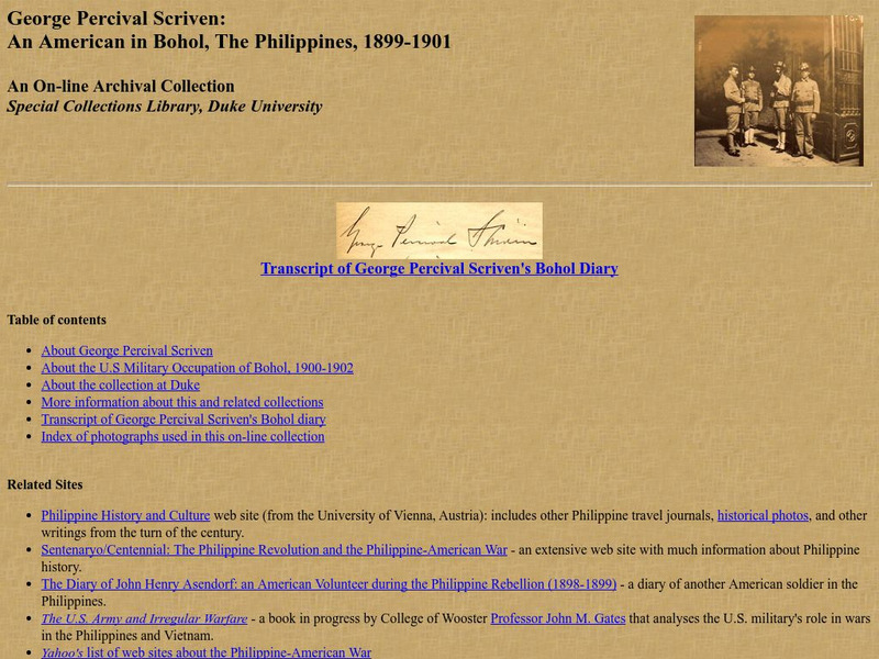 George Percival Scriven Website George Percival Scriven Website