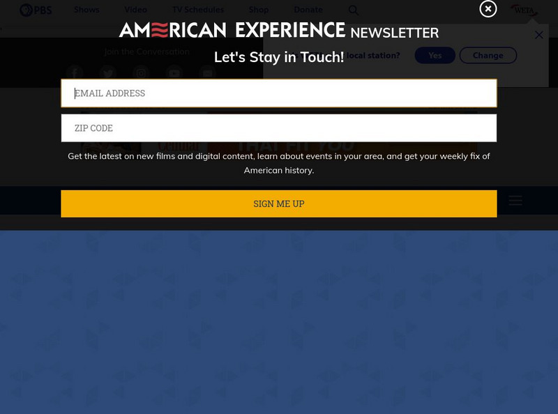 Pbs: American Experience: Influenza 1918: Rupert Blue Handout Pbs: American Experience: Influenza 1918: Rupert Blue Handout