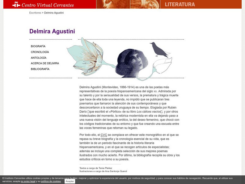 Centro Virtual Cervantes: Delmira Agustini Handout Centro Virtual Cervantes: Delmira Agustini Handout