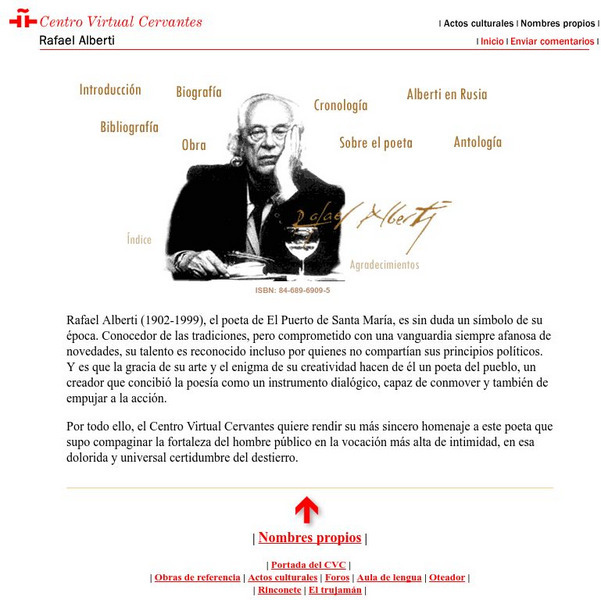 Centro Virtual Cervantes: Rafael Alberti Handout Centro Virtual Cervantes: Rafael Alberti Handout