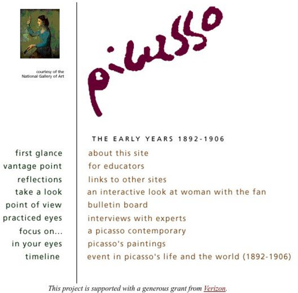Thinkport: Picasso, the Early Years 1892 1906 Activity Thinkport: Picasso, the Early Years 1892 1906 Activity