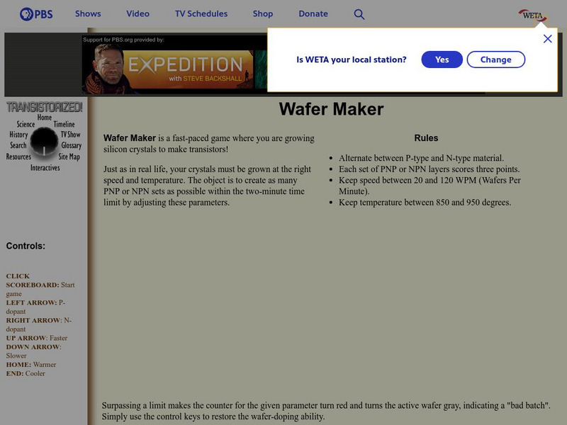 Magnet Lab: Wafer Maker Interactive Magnet Lab: Wafer Maker Interactive