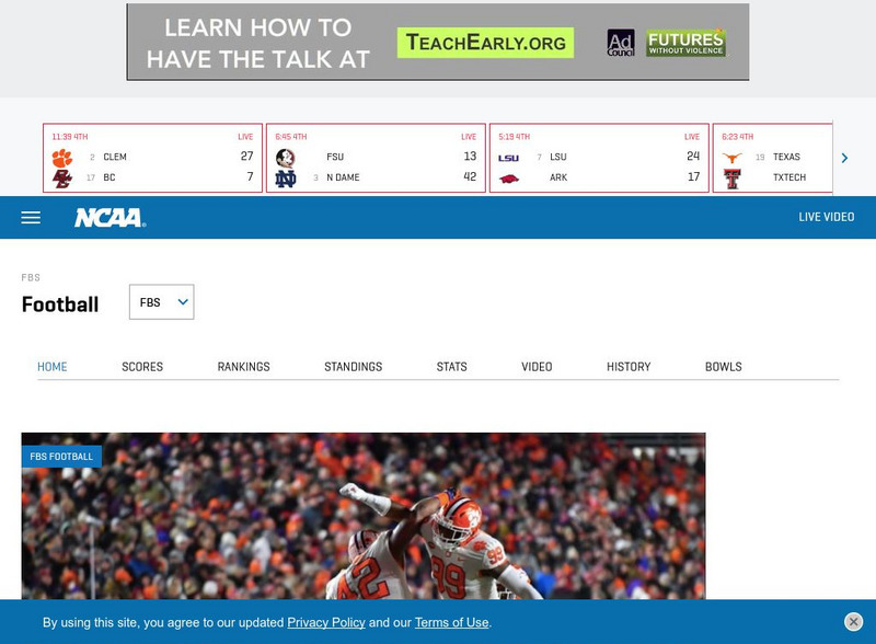 Ncaa: Football Website Ncaa: Football Website