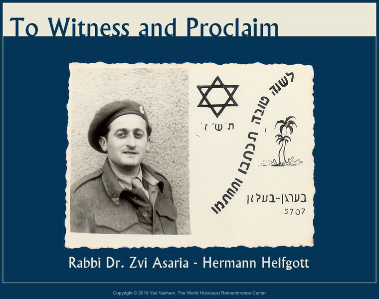 Yad Vashem: To Witness and Proclaim Website Yad Vashem: To Witness and Proclaim Website