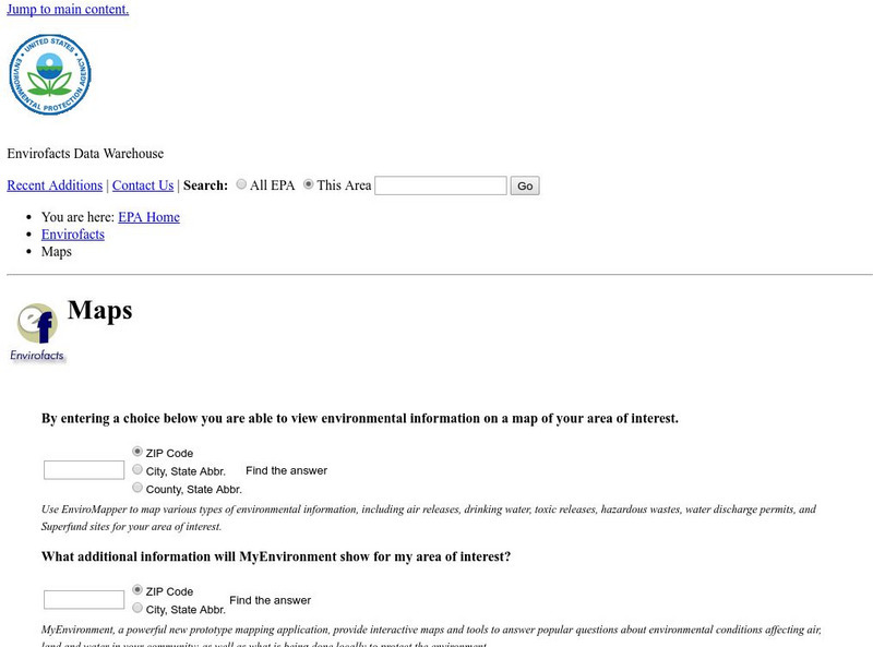 Epa: Envirofacts Data Warehouse Activity Epa: Envirofacts Data Warehouse Activity