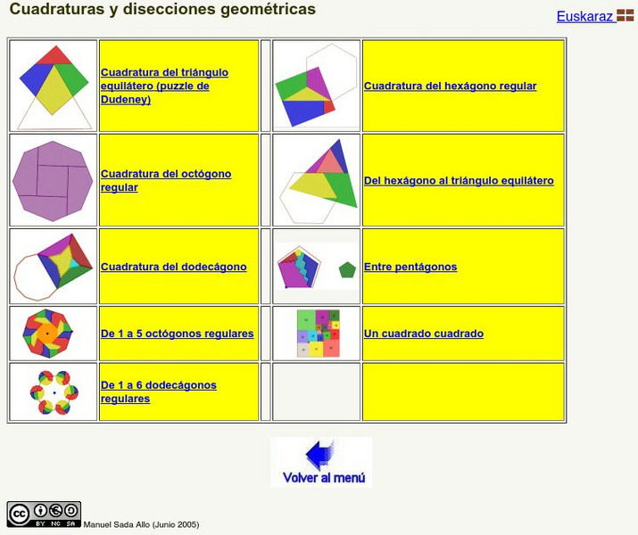 Gobierno De Navarra: Cuadratura Y Disecciones Geometricas Activity