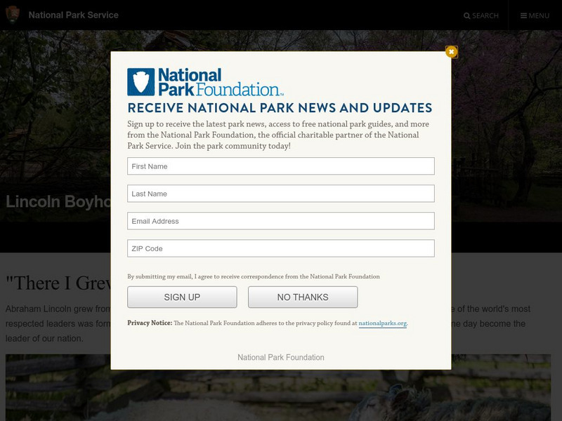 National Park Service: Lincoln Boyhood Home Website National Park Service: Lincoln Boyhood Home Website