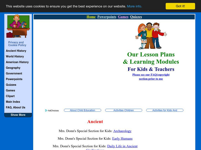 Mr. Donn: Social Studies: Lesson Plans Website Mr. Donn: Social Studies: Lesson Plans Website