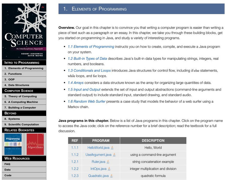 Programming in Java: Elements of Programming eBook Programming in Java: Elements of Programming eBook