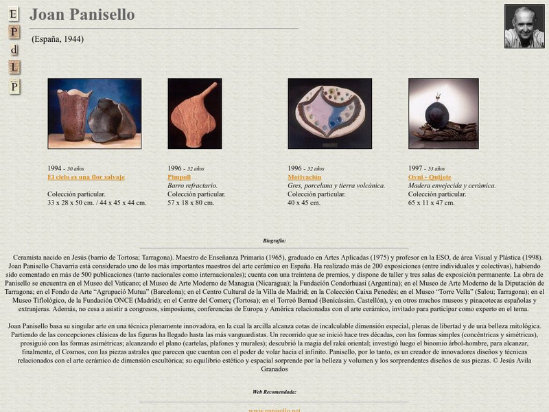 E Pd Lp: Joan Panisello Handout