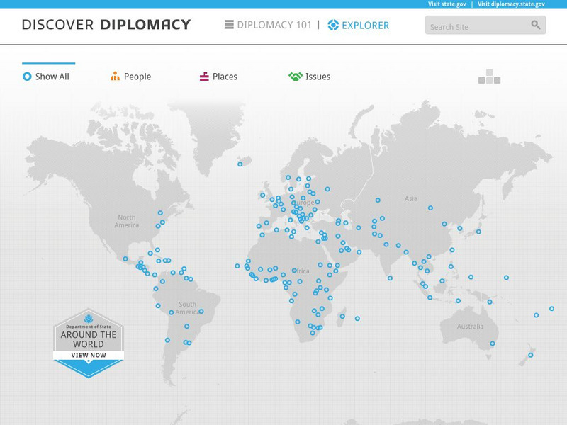 Discover Diplomacy: Around the World Graphic Discover Diplomacy: Around the World Graphic