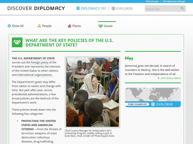 Discover Diplomacy: What Are the Key Policies of the u.s. Department of State? Website Discover Diplomacy: What Are the Key Policies of the u.s. Department of State? Website