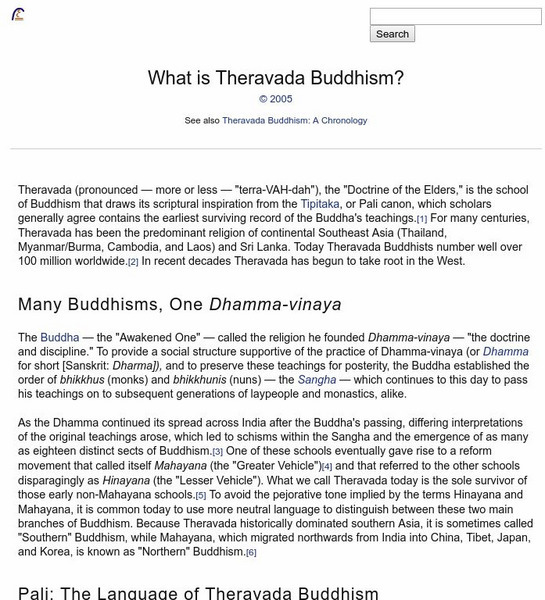 Access to Insight: What Is Theravada Buddhism? Article Access to Insight: What Is Theravada Buddhism? Article