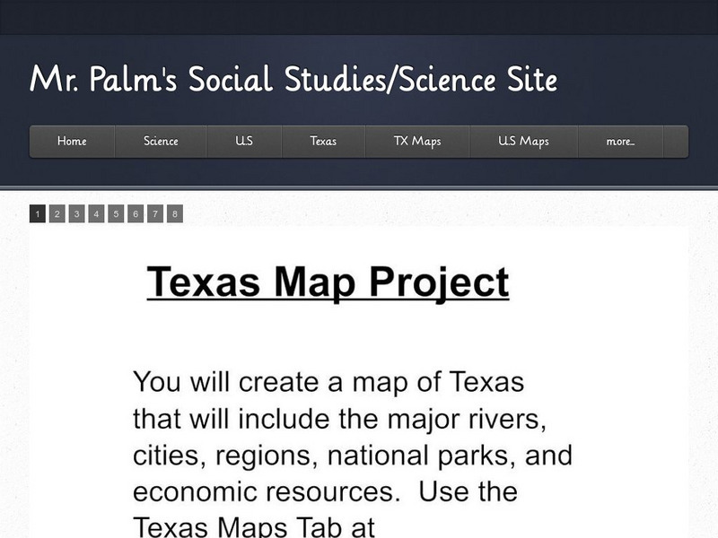 Mr. Palm: Texas Map Project PPT Mr. Palm: Texas Map Project PPT