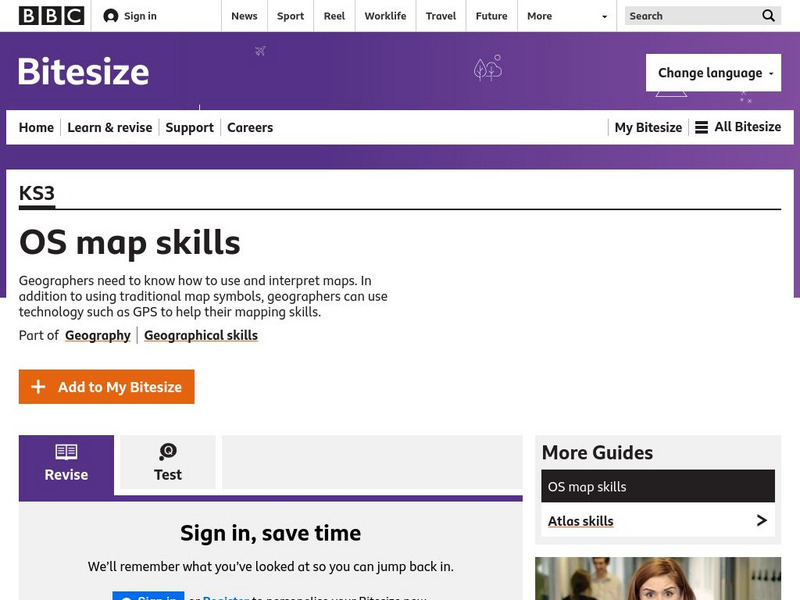 Bbc: Bitesize Geography: Os Map Skills Unit Plan Bbc: Bitesize Geography: Os Map Skills Unit Plan