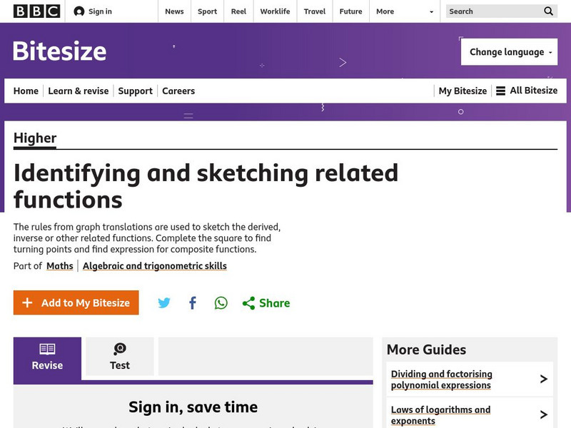 Bbc: Functions Graphic