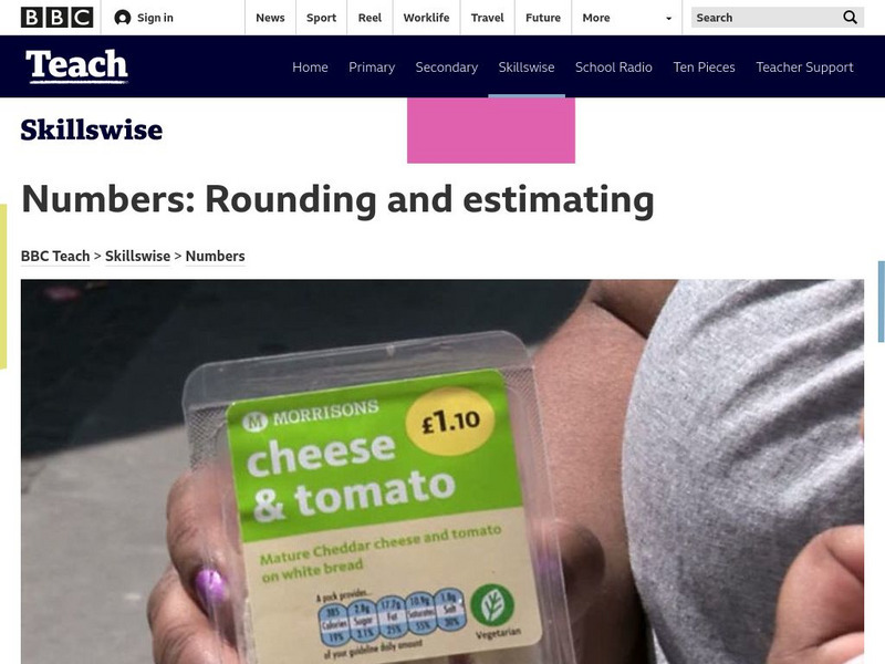 Bbc: Skillswise: Rounding and Estimating Unit Plan Bbc: Skillswise: Rounding and Estimating Unit Plan