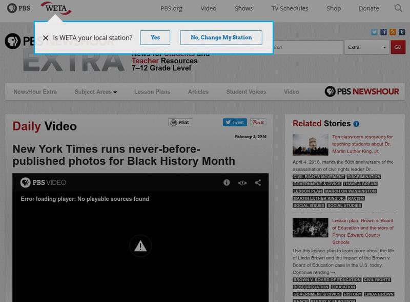 Pbs Newshour Extra: Nyt Runs Never Before Published Photos Article Pbs Newshour Extra: Nyt Runs Never Before Published Photos Article