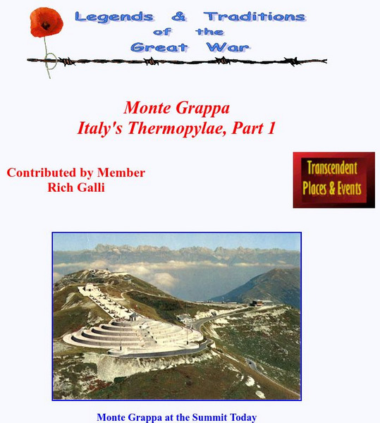 Worldwar1.com: Great War Society: From the Memoirs of Lt. Camillo Viglino Article Worldwar1.com: Great War Society: From the Memoirs of Lt. Camillo Viglino Article