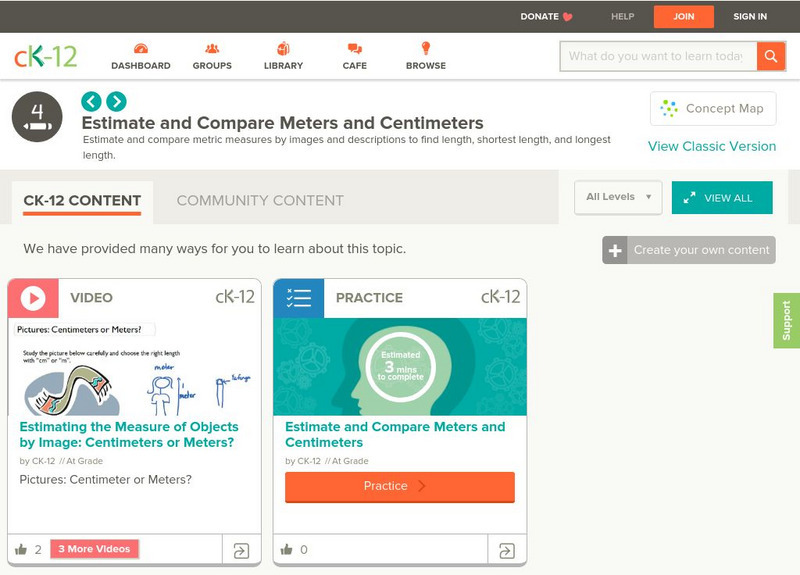 Ck 12: Elem Math: Comparing Metric Measures by Description: Shortest Length Unit Plan Ck 12: Elem Math: Comparing Metric Measures by Description: Shortest Length Unit Plan