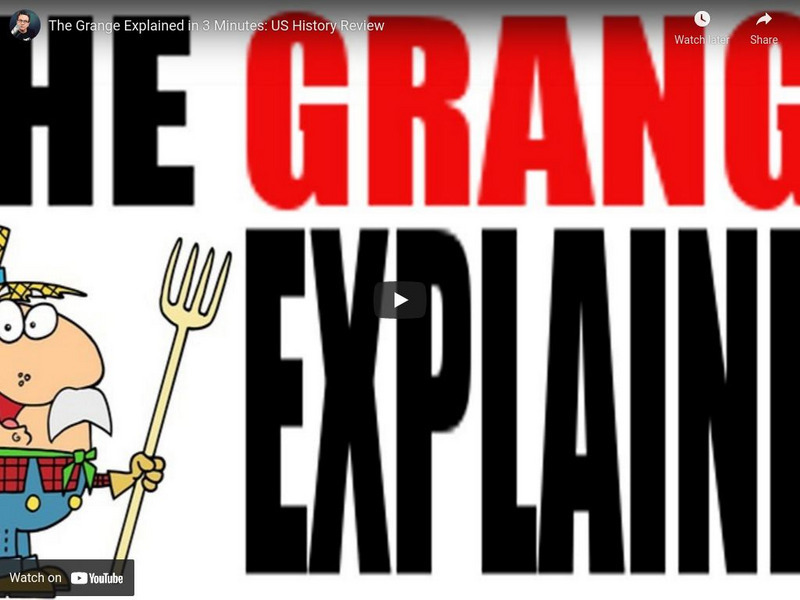 Hip Hughes History: The Grange Explained in 3 Minutes: Us History Review Instructional Video Hip Hughes History: The Grange Explained in 3 Minutes: Us History Review Instructional Video