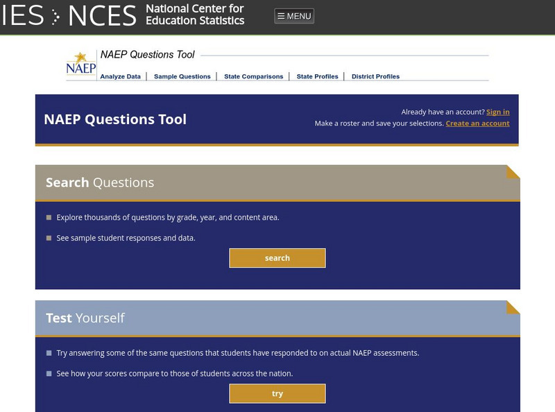 National Center for Educational Statistics: Naep Questions Tool V4.0 Unknown Type National Center for Educational Statistics: Naep Questions Tool V4.0 Unknown Type