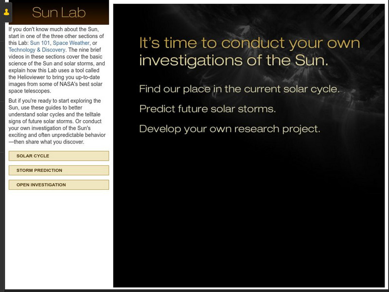 Wgbh/pbs: Nova Lab: Sun Lab Unit Plan