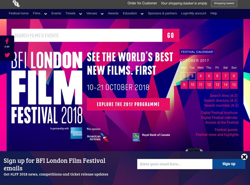 British Film Institute: Times Bfi London Film Festival Website