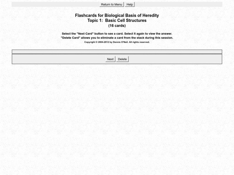 Palomar College: Flashcards: Basic Cell Structures Unknown Type Palomar College: Flashcards: Basic Cell Structures Unknown Type