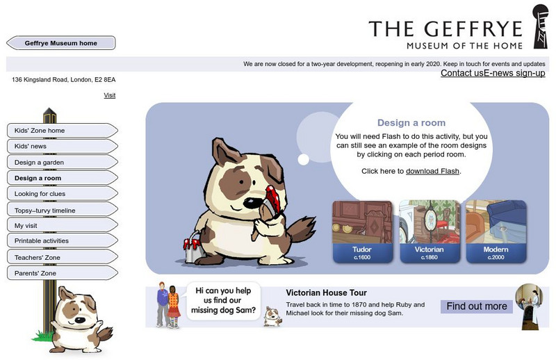 Geffrye Museum: Design a Room Interactive Geffrye Museum: Design a Room Interactive