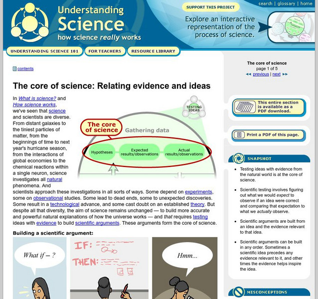 Understanding Science: The Core of Science: Relating Evidence and Ideas eBook Understanding Science: The Core of Science: Relating Evidence and Ideas eBook