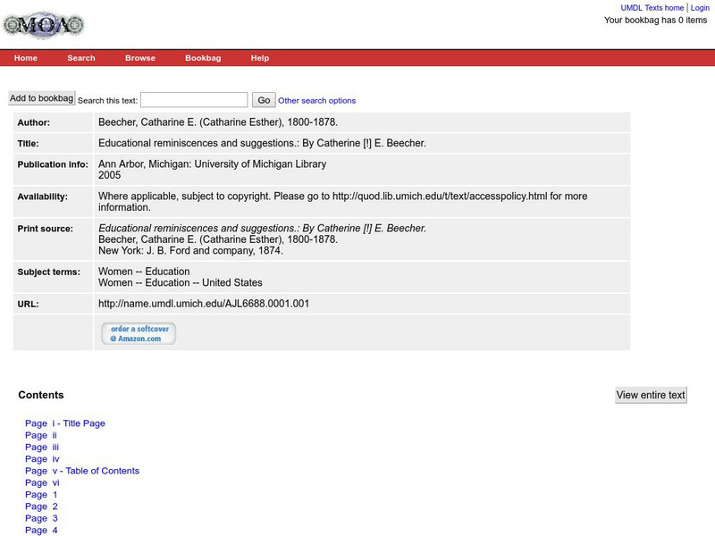 Making of America: Educational Reminiscences and Suggestions eBook Making of America: Educational Reminiscences and Suggestions eBook