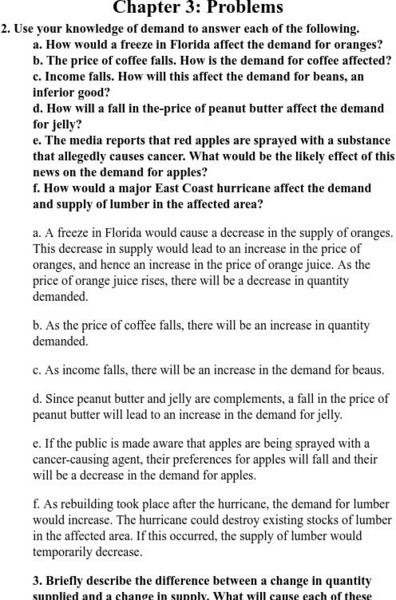 Economics 504: Chapter 3: Problems Activity Economics 504: Chapter 3: Problems Activity