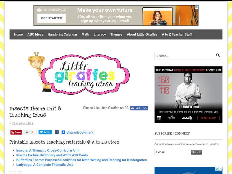 Little Giraffes: Insects Website Little Giraffes: Insects Website