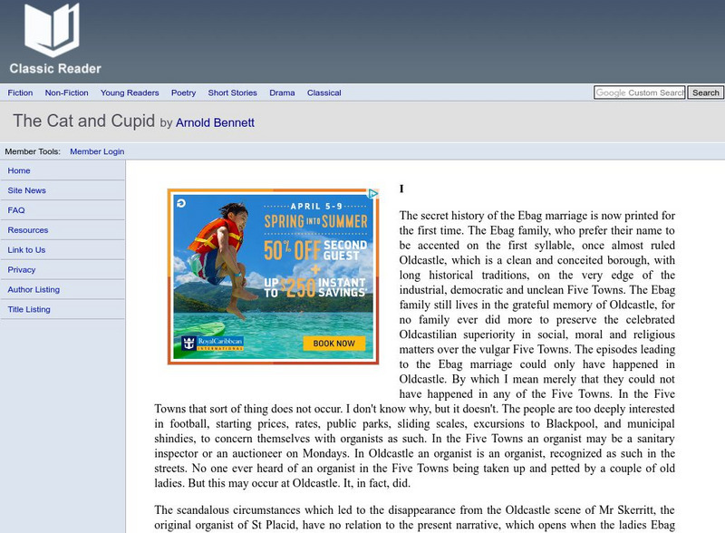 Classic Reader: The Cat and Cupid by Arnold Bennett eBook Classic Reader: The Cat and Cupid by Arnold Bennett eBook