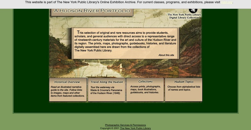 New York Public Library: A Hudson River Portfolio Website New York Public Library: A Hudson River Portfolio Website