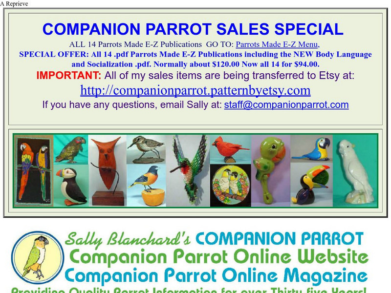 Companion Parrot Quarterly: Homepage Primary