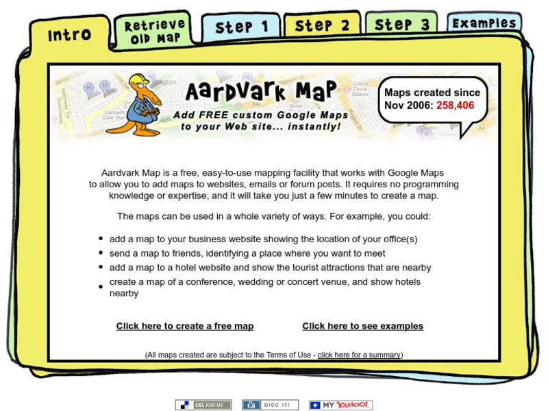 Aardvark Internet: Aardvark Map Graphic Aardvark Internet: Aardvark Map Graphic