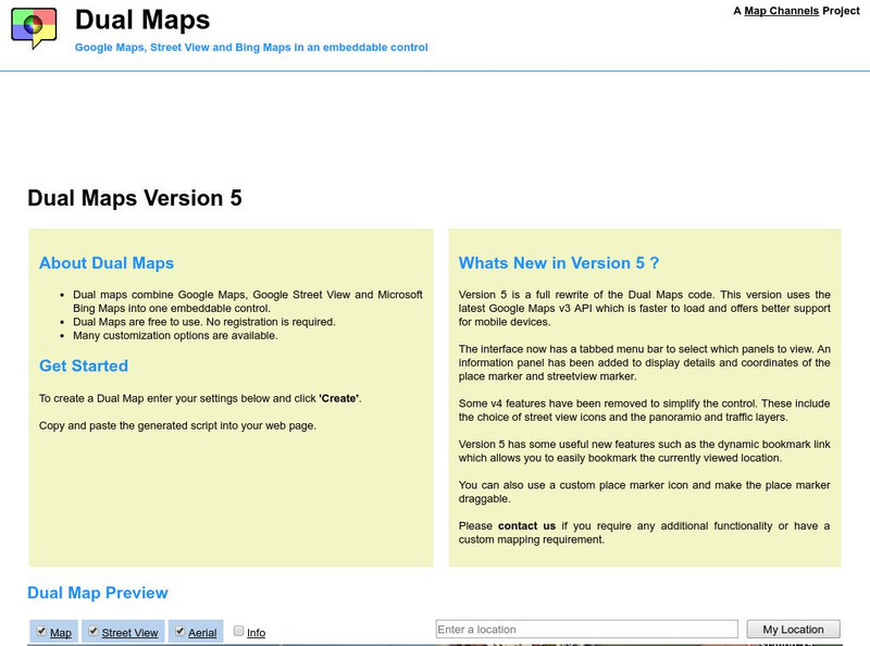 Map Channels: Dual Maps Graphic Map Channels: Dual Maps Graphic