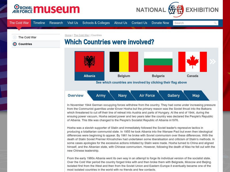 National Cold War Exhibition: Which Countries Were Involved? Website National Cold War Exhibition: Which Countries Were Involved? Website
