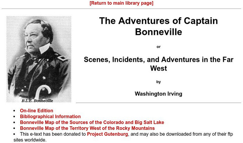 Mountain Men: The Adventures of Captain Bonneville eBook Mountain Men: The Adventures of Captain Bonneville eBook