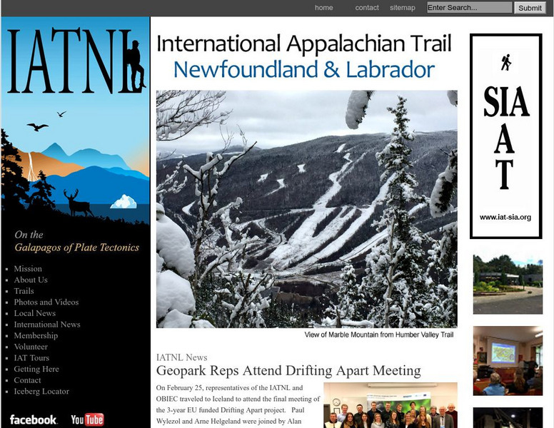 International Appalachian Trail Newfoundland and Labrador: Appalachian Trail Website