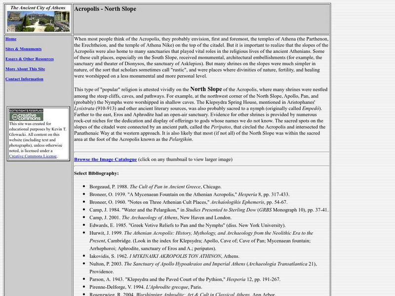 The Stoa Consortium: Acropolis: North Slope Article