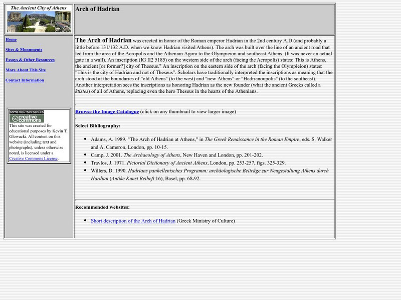 The Stoa Consortium: Arch of Hadrian PPT The Stoa Consortium: Arch of Hadrian PPT