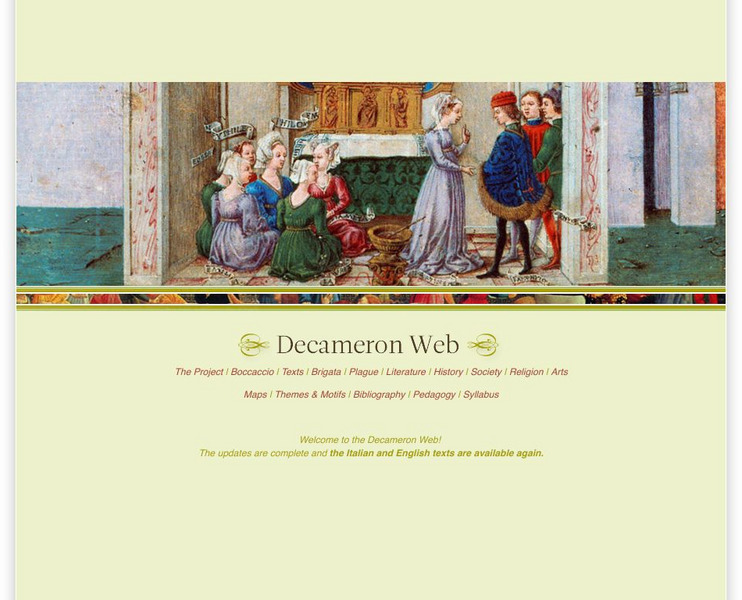 Brown University: The Decameron Project Unit Plan Brown University: The Decameron Project Unit Plan