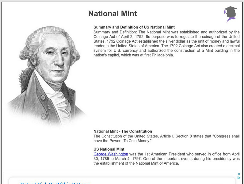 Siteseen: American Historama: National Mint Article Siteseen: American Historama: National Mint Article