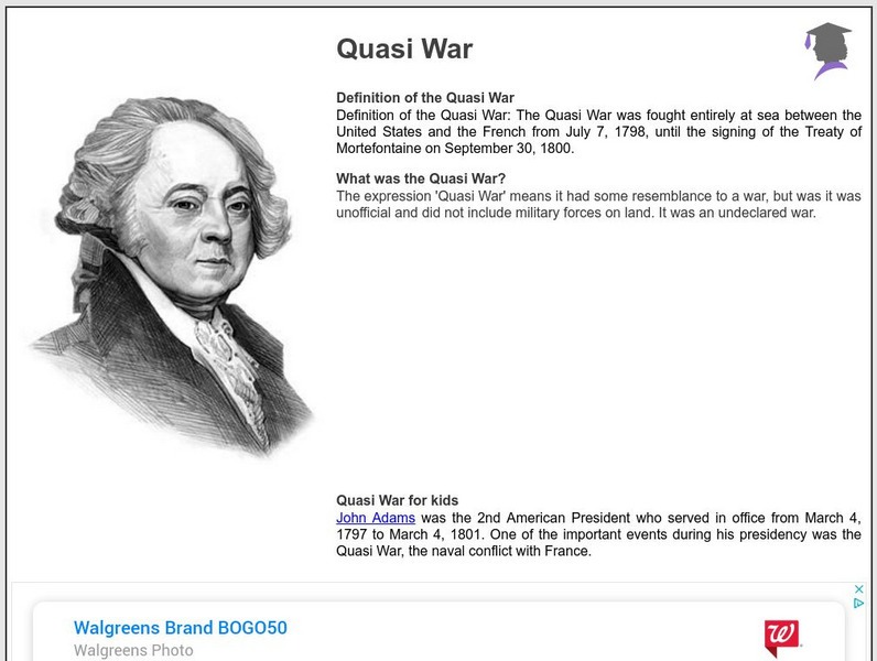 Siteseen: American Historama: Quasi War Article